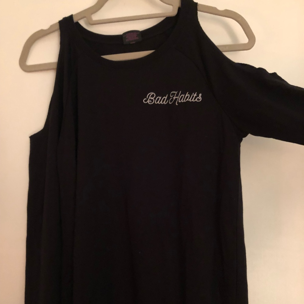 Black long sleeve sweater